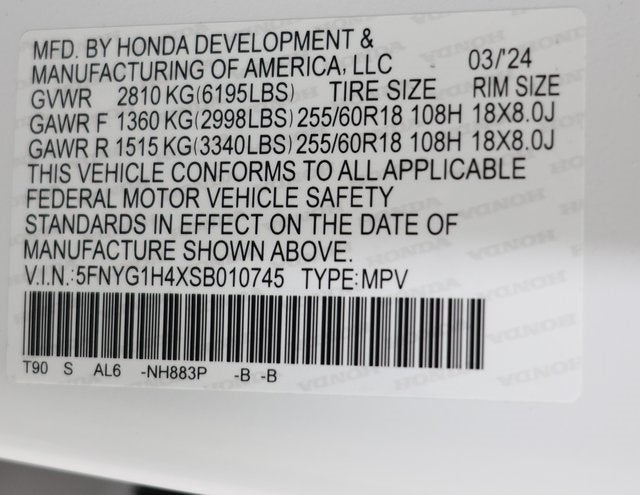2025 Honda Pilot AWD EX-L